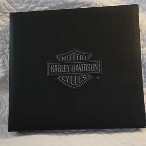Harley-Davidson Black Leather Keepsake Album